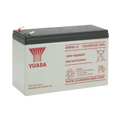 Pliiaku Yuasa 12V 8.5Ah 45W/cell 151*65*94mm 6.3mm