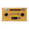 Retro raadio hele FM DAB+ vinüül CD USB BT kassett Memphis