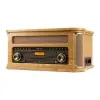 Retro raadio hele FM DAB+ vinüül CD USB BT kassett Memphis