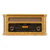 Retro raadio hele FM DAB+ vinüül CD USB BT kassett Memphis