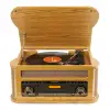 Retro raadio hele FM DAB+ vinüül CD USB BT kassett Memphis