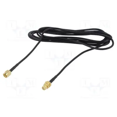 SMA extension cable, SMA plug - SMA socket, 2m RG174