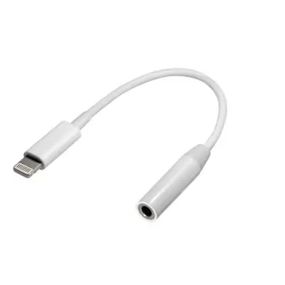 Lightning - 3.5mm üleminek valge 4-pin