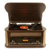 Retro raadio tume FM DAB+ vinüül CD USB BT kassett Memphis