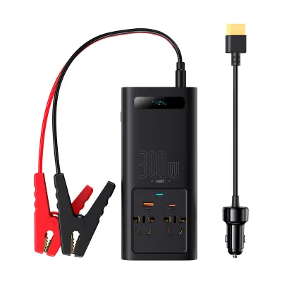 Muundur siinusinverter 24V->230V 300W USB-C/A QC3.0 Baseus