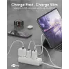 USB laadija GaN USB-C pesa 30W valge PD PPS