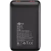 Akupank QC PD 20000mAh 22.5W USB A / C /micro 30cm kaab must
