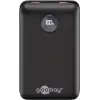 Akupank QC PD 20000mAh 22.5W USB A / C /micro 30cm kaab must