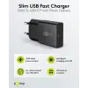 USB charger GaN USB-C port 30W black PD PPS