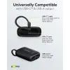 Akupank QC3.0 PD SCP 10000mAh 20W USB A / C-C 13cm kaab must