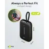 Akupank QC3.0 PD SCP 10000mAh 20W USB A / C-C 13cm kaab must