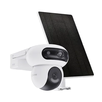 HB90 Dual Kit – Dual-Lens All-Day Recording Wi-Fi Camera + Solar Panel 8W