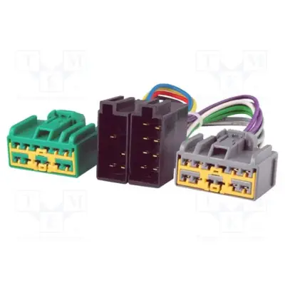 Connector; radio,ISO; Volvo; PIN: 24