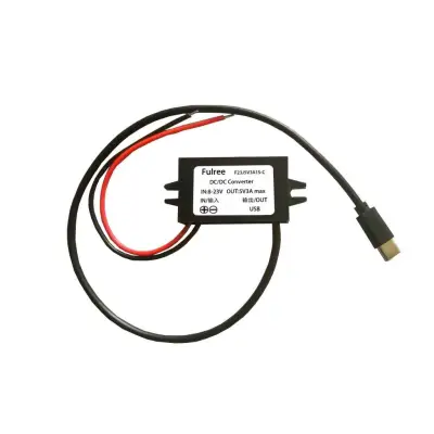 Toitemoodul DC/DC step-down 8..23V/5V 3A USB-C IP68