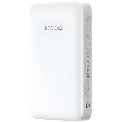 Akupank 10000mAh 20W USB-C Romoss magnetic valge