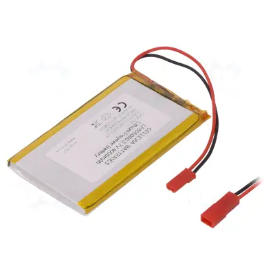 Aku Li-Po 3.7V 4000mAh 8.5x50.5x80.5mm juhtmed SYP-02T pesa