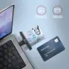 ID-kaardilugeja USB-C must Axagon