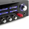 Helivõimendi 2*60W USB/BT must AV120BT