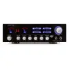 Helivõimendi 2*60W USB/BT must AV120BT