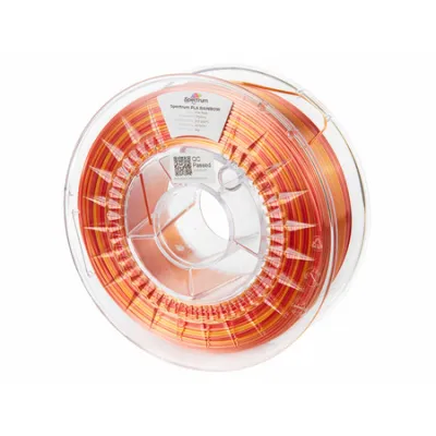 Filament PLA Silk Rainbow 1.75mm Fire Red 1kg