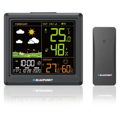 Mini ilmajaam Blaupunkt juhtmeta anduriga värviline must