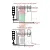 LED Vilkuv signaaltorn 24VDC 50mm 60...80Hz IP30