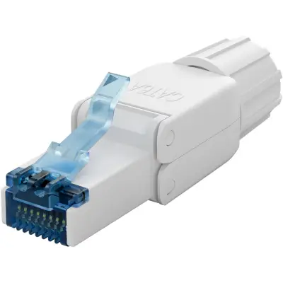 RJ45 pistik CAT6A 500MHz kiirliide varjestamata AWG22..AWG24
