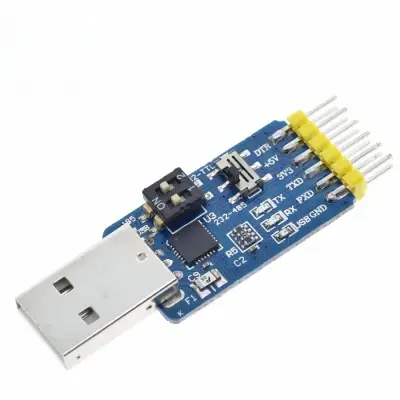 USB-TTL konverter 3.3/5V 6-pin CP2102 bipolaarne RS232 RS485