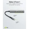 USB 3.2 USB-C 4 port 4*USB-C 5Gbps hub, hall