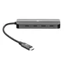 USB 3.2 USB-C 4 порта 4x USB-C 10 Гбит/с хаб, серый