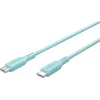 USB-C 2.0 silikoon kaabel 1.5m 60W 480MBPS türkiis