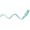 USB-C 2.0 silikoon kaabel 1.5m 60W 480MBPS türkiis