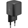USB laadija GaN USB-C pesa 20W must PD PPS1 PPS2