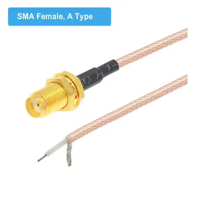 SMA pesa 10cm juhtmega tinatatud otsad