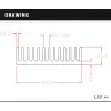 Radiaator alumiinium must 11*40*40mm