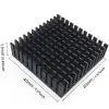 Radiaator alumiinium must 11*40*40mm
