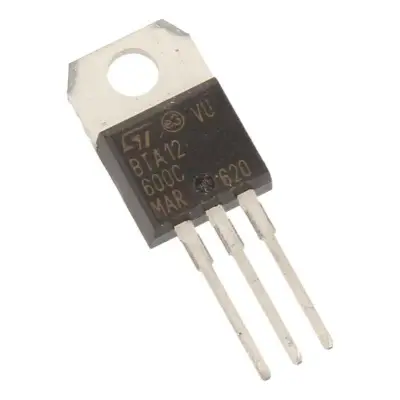 TRIAC,12A 600V TO-220AB TYP: BTA12-600CWRG
