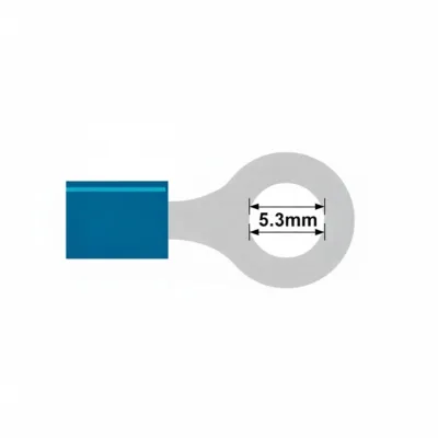 3.2mm клемма кольцевая Синяя