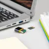 USB MicroSD kaardilugeja/kirjutaja R60, must, Rebel
