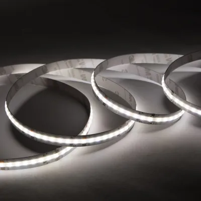 RGB+CCT RGBWW 5 в 1 COB 840 светодиодов/м DC24V 12мм Бесточечная IP20 Светодиодная Лента