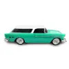 Bluetooth speaker retro car with battery green WS-1955 FM radio BT USB 1500mAh