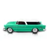 Bluetooth speaker retro car with battery green WS-1955 FM radio BT USB 1500mAh