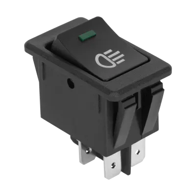 12 V lüliti pistik valguslüliti rohelise LED-iga