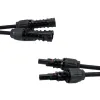 Solar MC4 комплект двойного разветвителя F/MM и M/FF с Y-кабелем