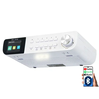 Радио RK1 подполочное крепление FM DAB+ AM BT белое