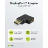 DisplayPort 2.1 nurk vasakule üleminek 90deg 8k 144Hz Goobay