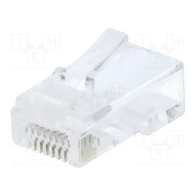 RJ45 pistik CAT6 läbivad juhtmed AWG23 logilink
