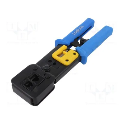 Обжимные клещи для RJ11/RJ12/RJ45 со сквозным обжимом 220 мм