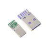 USB-C / USB-A power connector set 65W 5A USB3.0 5-pin