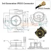 SMA socket - IPEX3 transition cable 15cm